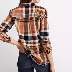 Madewell flannel plaid shirt